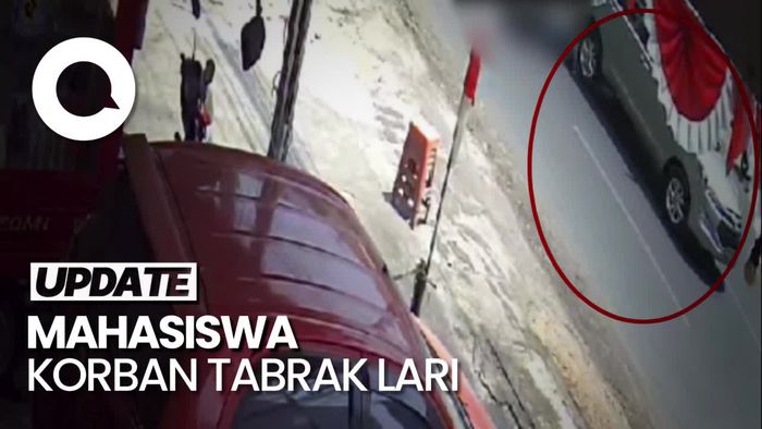 Rekaman CCTV Mahasiwa di Lampung Jadi Korban Tabrak Lari