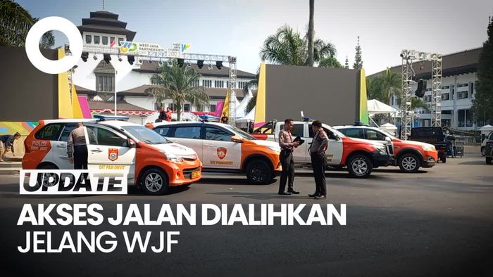 H-1 West Java Festival, Akses Jalan di Depan Gedung Sate-Gasibu Ditutup