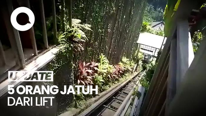 Tali Lift Putus, 5 Karyawan Resort di Ubud Bali Jatuh ke Jurang!