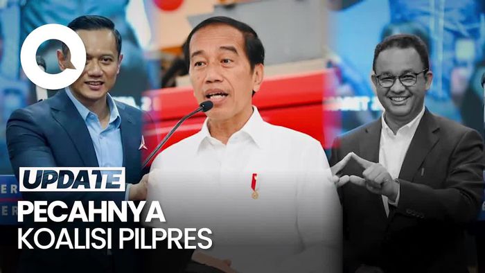 Dua Koalisi Pilpres Pecah, Jokowi: Bukan Urusan Presiden