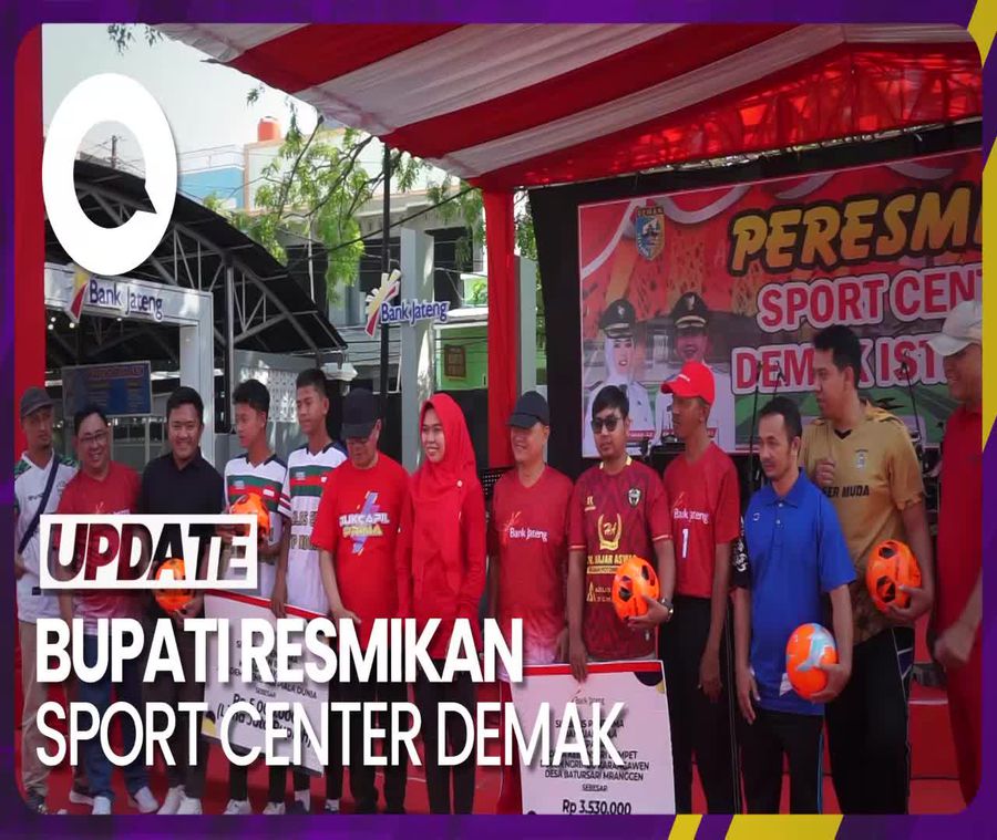 Melihat Beragam Sarana Olahraga di Sport Center Demak