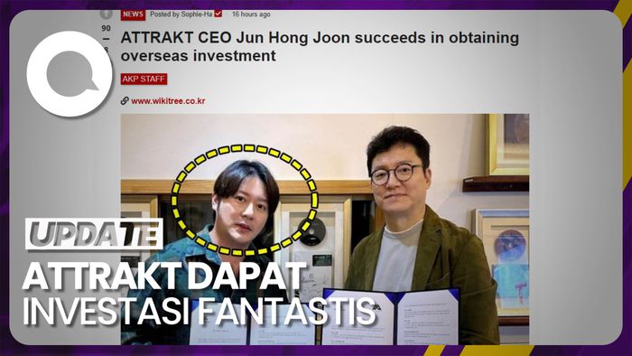 ATTRAKT Dapat Investasi Rp 114 Miliar Usai Menang Lawan FIFTY FIFTY