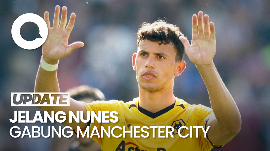 Manchester City Selangkah Lagi Dapatkan Nunes dari Wolverhampton