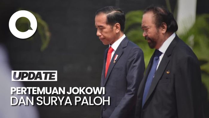 Jokowi Tegaskan Tak Bahas Anies-Cak Imin dengan Paloh di Istana