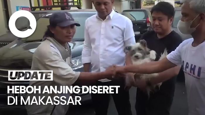 Ini Tampang Pria yang Seret Anjing di Jalanan Makassar Pakai Bentor