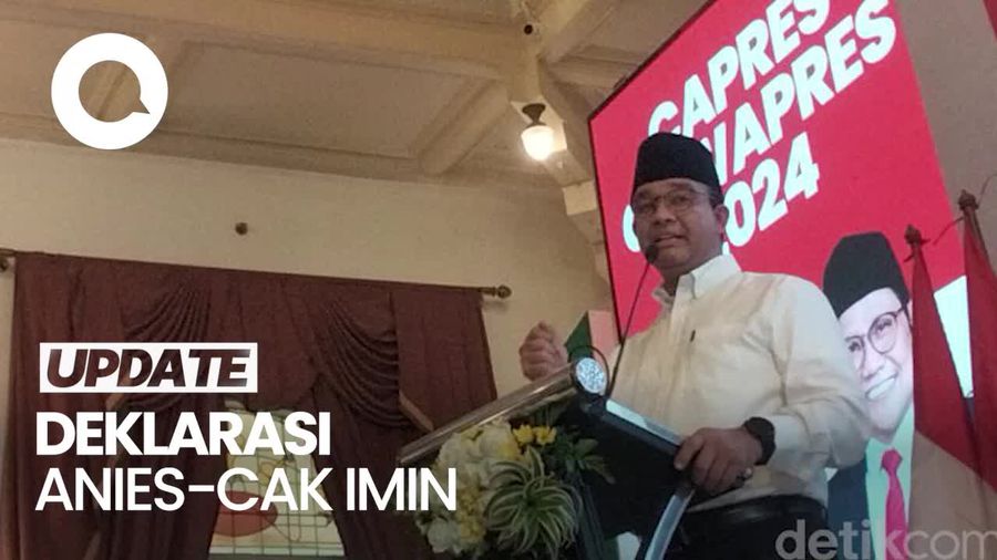 Pidato Lengkap Anies Baswedan Saat Deklarasi Capres-Cawapres