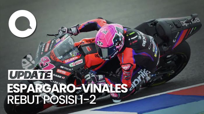 Hasil Practice MotoGP Catalunya: Duo Aprilia Tak Terbendung