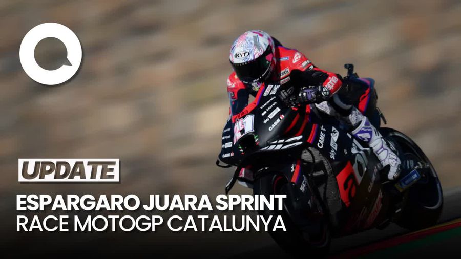 Asapi Bagnaia, Aleix Espargaro Juara Sprint Race MotoGP Catalunya