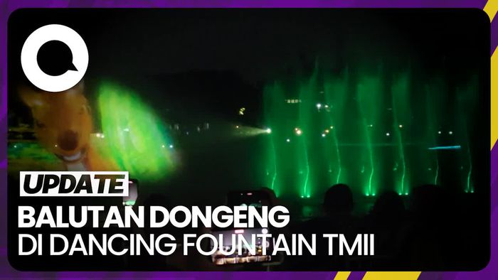 Melihat Dancing Fountain Show di Peresmian Wajah Baru TMII