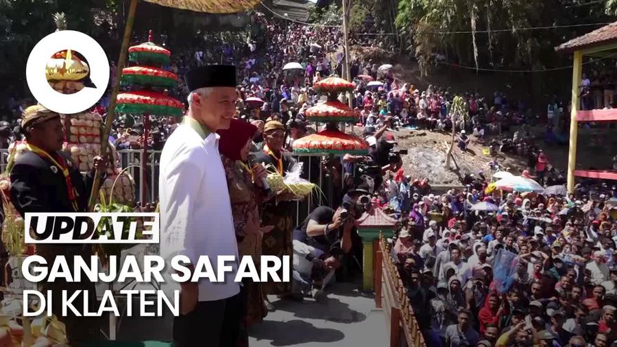 Ganjar Hadiri Tradisi Ya Qowiyyu di Klaten