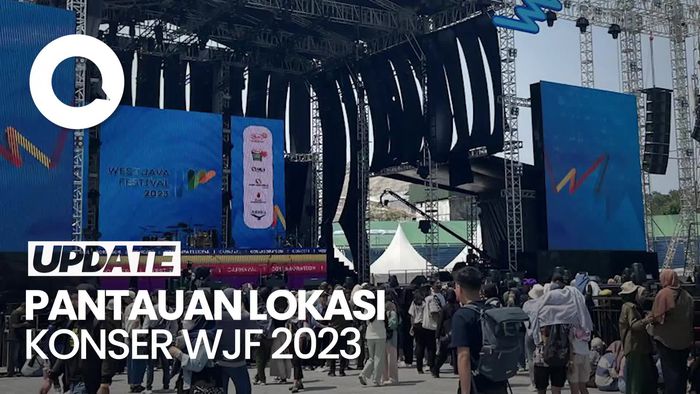 Penonton Mulai Datangi Lokasi Konser West Java Festival 2023