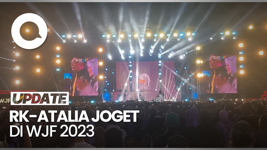 RK-Atalia Ikut Larut dalam Konser West Java Festival 2023