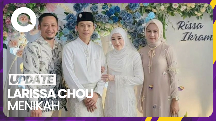 Selamat! Larissa Chou Resmi Nikah Lagi