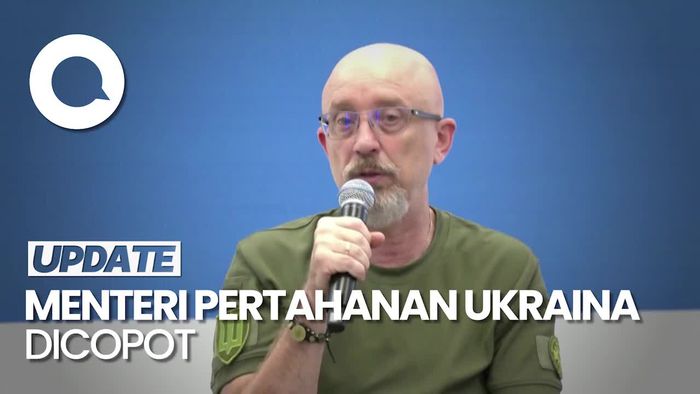 Presiden Ukraina Volodymyr Zelensky Copot Menhan Oleksii Reznikov