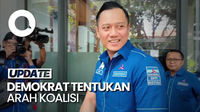 AHY Tiba di DPP Demokrat Jelang Rapat Penentuan Arah Koalisi