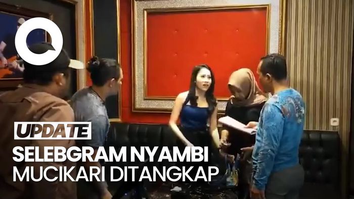 Detik-detik Penangkapan Selebgram Nyambi Mucikari di Pangkalpinang