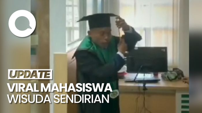 Bangun Kesiangan, Mahasiswa IAIN Gorontalo Wisuda Sendirian