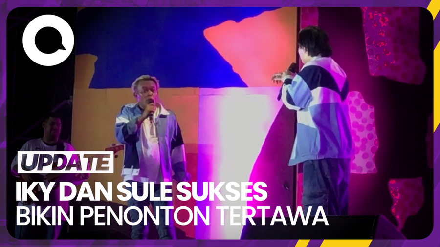 Kocaknya Duet Rizky Febian dan Sule di Synchronize Fest 2023