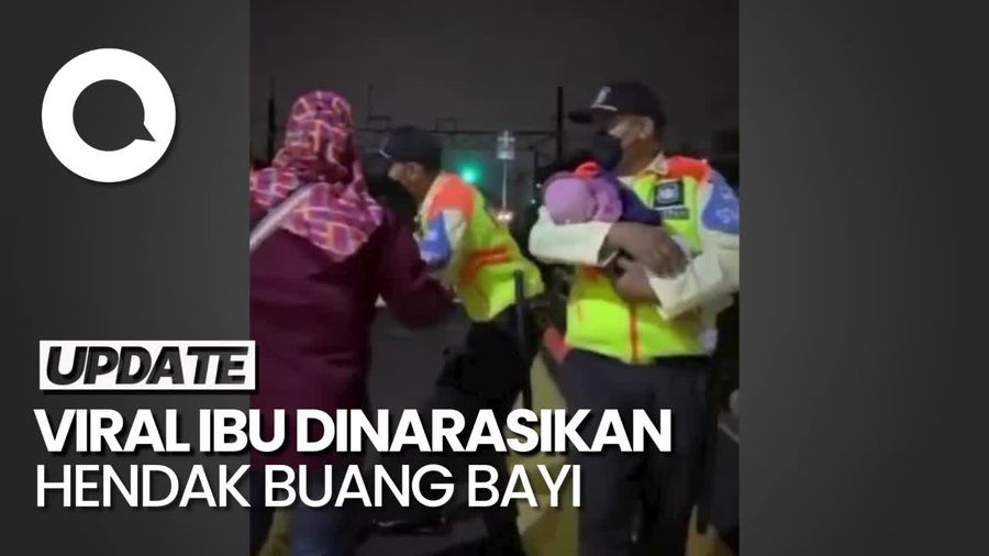Viral Video Ibu Hendak Buang Bayinya Dihalangi Petugas KRL, Ini Faktanya