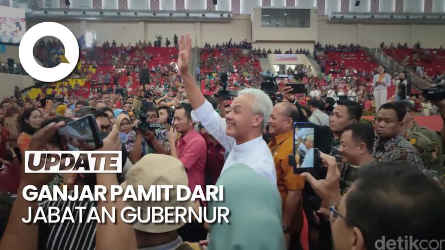 Momen Ganjar-Taj Yasin Pamit di Hadapan ASN, Titip Pesan Jaga Integritas