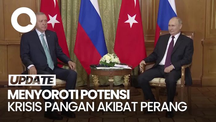 Suasana Pertemuan Erdogan-Putin, Bahas Potensi Krisis Pangan
