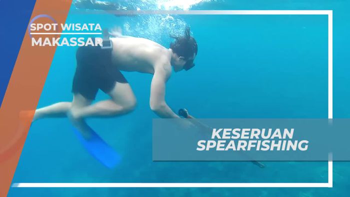 Mencoba Menangkap Ikan Kakap Dengan Spearfishing, Makassar