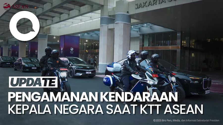 Begini Ketatnya Pengamanan Iring-iringan Kepala Negara saat KTT ASEAN