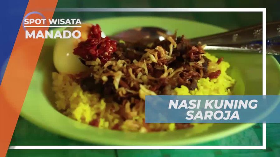 Nasi Kuning Saroja, Kuliner Lezat di Kota Manado