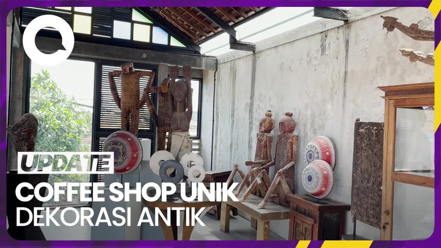 Coffee Shop Unik dengan Dekorasi Antik di Bali