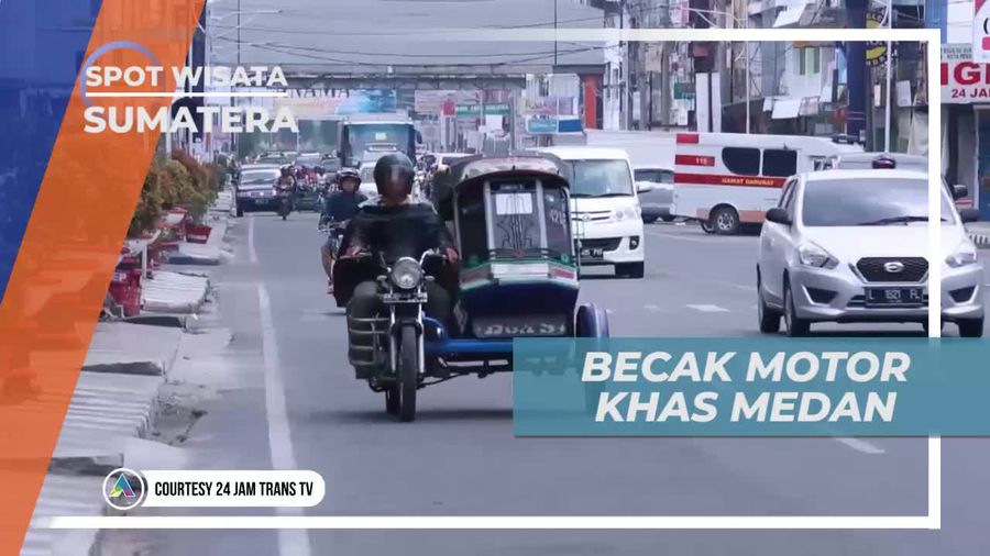 Becak Motor, Moda Transportasi Khas Kota Medan