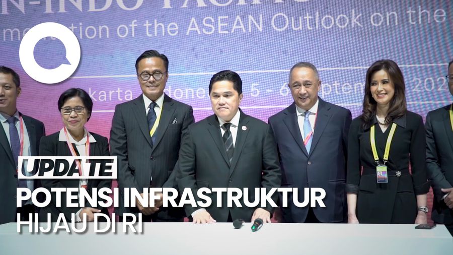 Erick Bicara Infrastruktur Hijau di AIPF 2023, Singgung Polusi Udara
