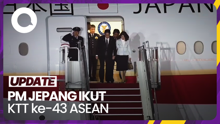 Momen PM Jepang Fumio Kishida Tiba di Jakarta untuk KTT ASEAN