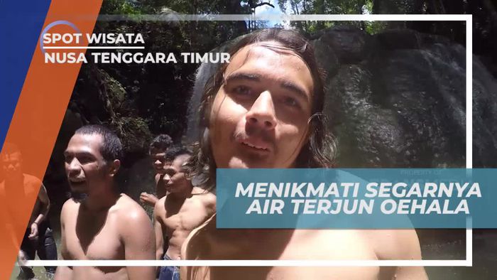 Merasakan Kesegaran Air Terjun Oehala Nusa Tenggara Timur