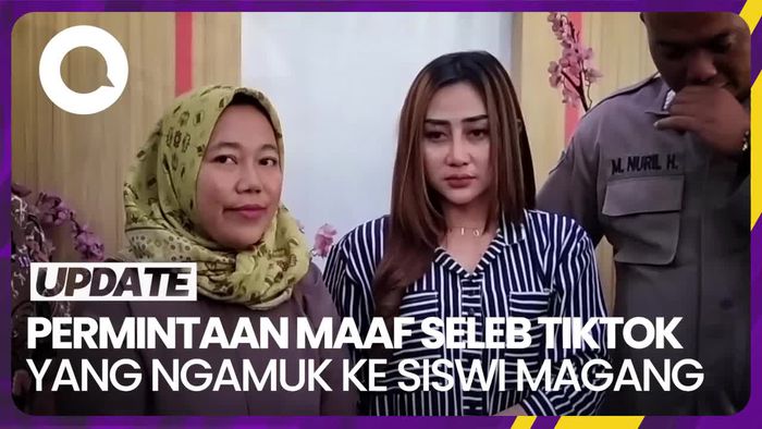 Terisak, Seleb TikTok yang Ngamuk ke Siswi Magang Minta Maaf