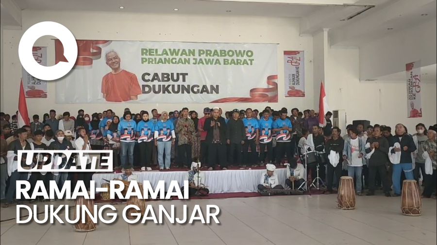 Relawan Prabowo di Garut Beralih Dukung Ganjar Capres 2024