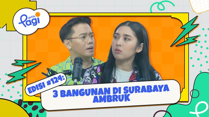 3 Bangunan di Surabaya Ambruk