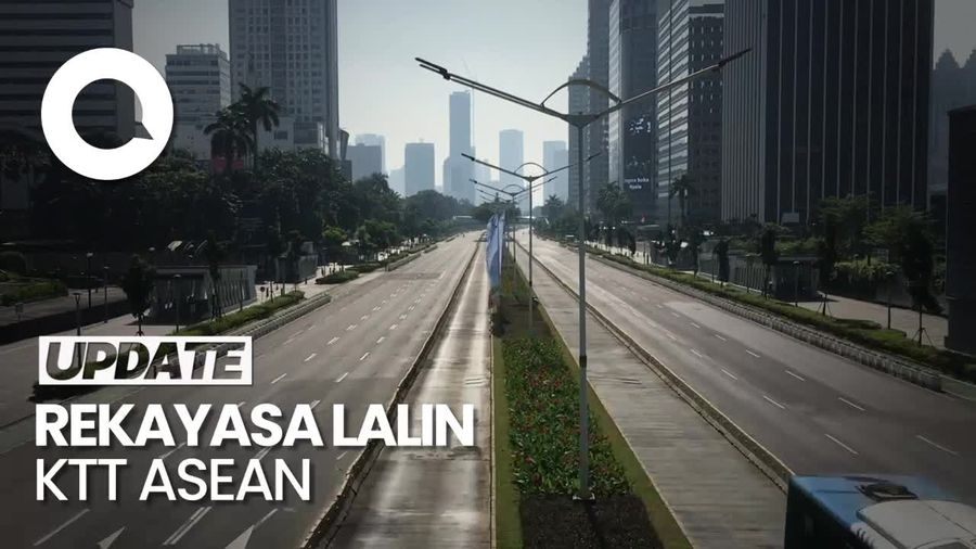  Simak Rekayasa Lalin di Jalur Delegasi KTT ASEAN Hari Ini
