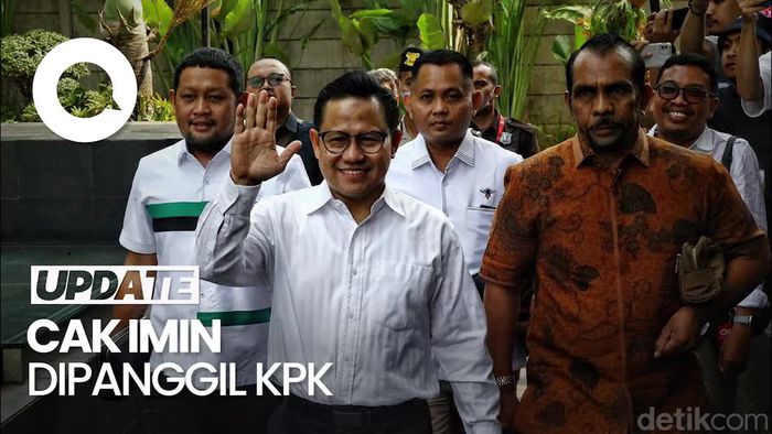 Momen Cak Imin Tiba di KPK Diperiksa di Kasus Kemnaker
