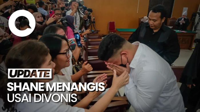Shane Lukas Menangis Usai Divonis 5 Tahun Penjara
