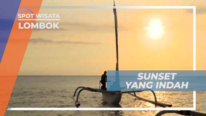 Berburu Indahnya Sinar Senja di Tepi Pantai Senggigi, Lombok
