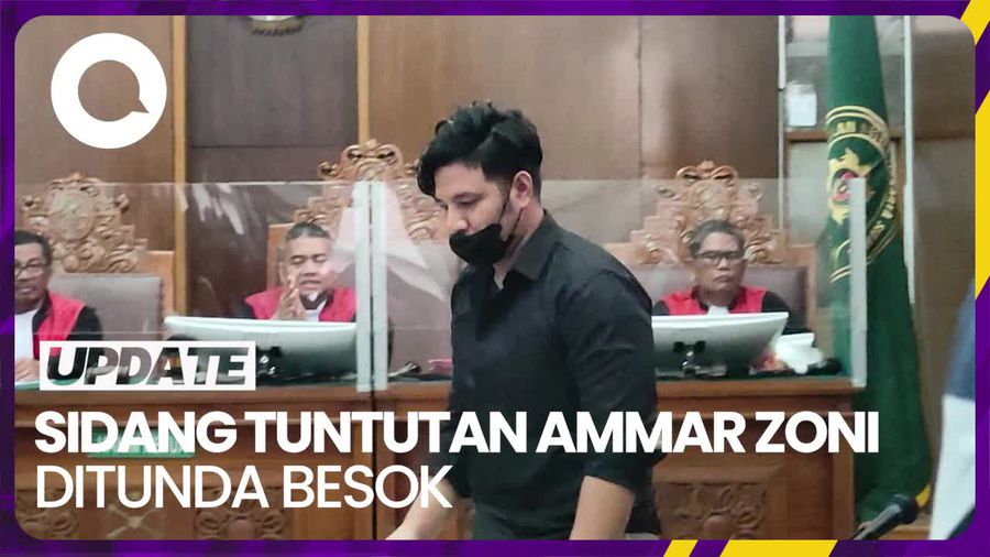 Jaksa Belum Siap, Sidang Tuntutan Ammar Zoni Ditunda