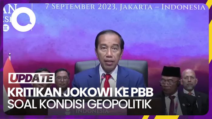 Jokowi Kritik Kondisi Geopolitik Dunia di Hadapan PBB