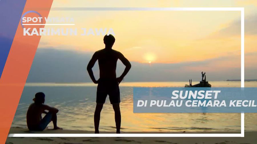 Menikmati Panorama Keindahan Sunset di Pulau Cemara Kecil Karimun Jawa