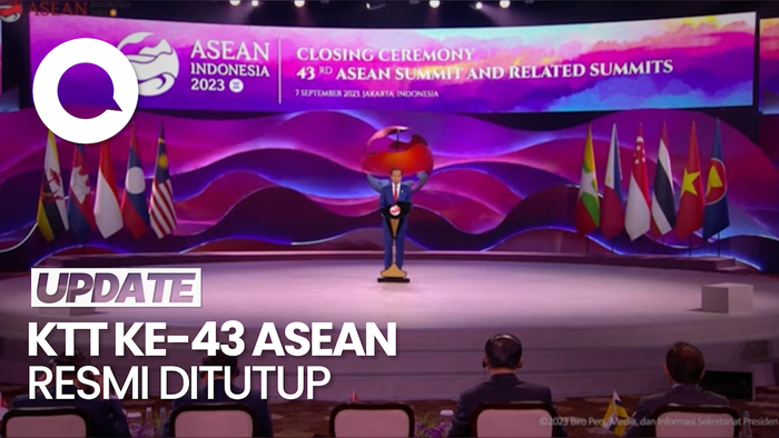 Jokowi Resmi Tutup KTT ke-43 ASEAN 2023