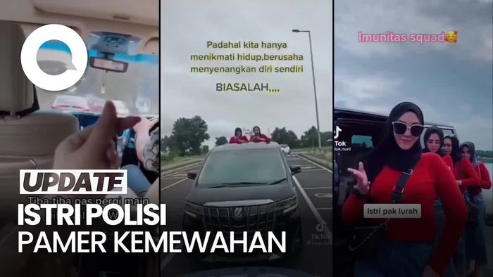 Sorotan Istri Polisi Berpangkat Bripka: Gaya Hedon-Liburan Dikawal Patwal