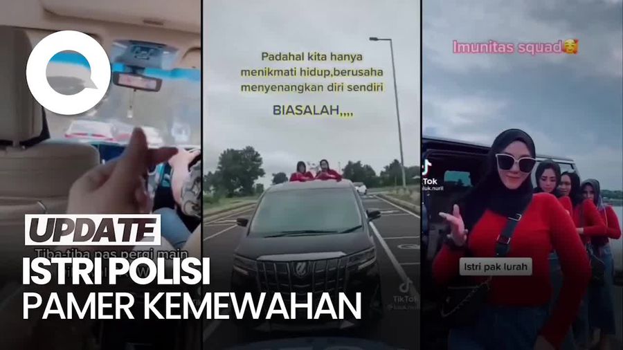 Sorotan Istri Polisi Berpangkat Bripka: Gaya Hedon-Liburan Dikawal Patwal