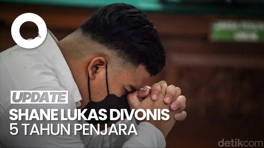Tok! Shane Lukas Divonis 5 Tahun Bui di Kasus Penganiayaan David