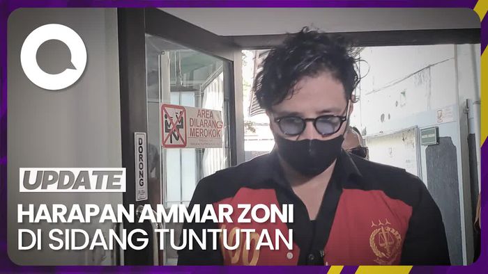 Jalani Sidang Tuntutan, Ammar Zoni: Semoga Saya Dituntut dengan Pantas