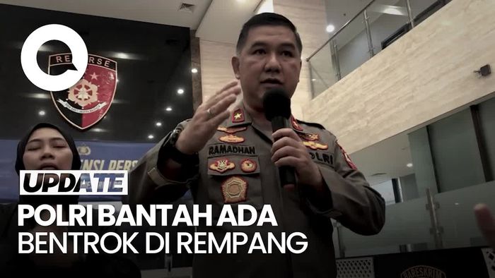 Polri Bantah Adanya Bentrok Aparat Vs Warga di Rempang