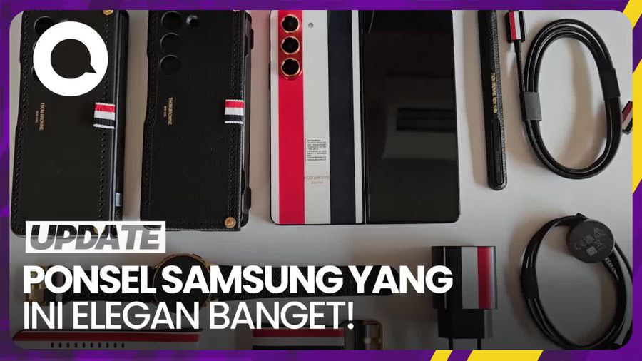 Mewah dan Elegan! Samsung Galaxy Z Fold5 Thom Browne Edition